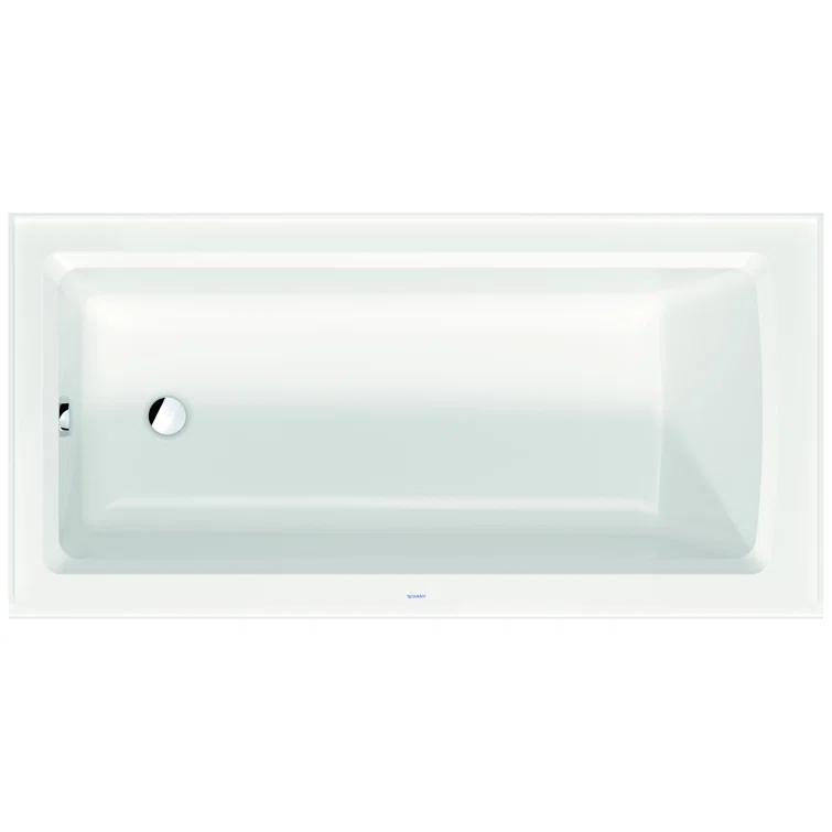 60" x 30" Drop In Soaking Acrylic Bathtub