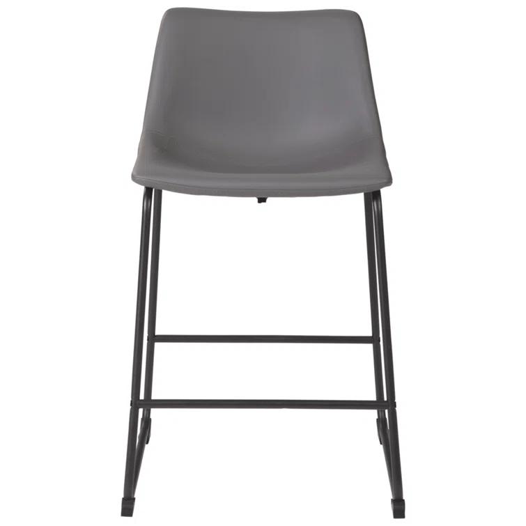 Ashtin Upholstered Counter Stool with Metal Frame