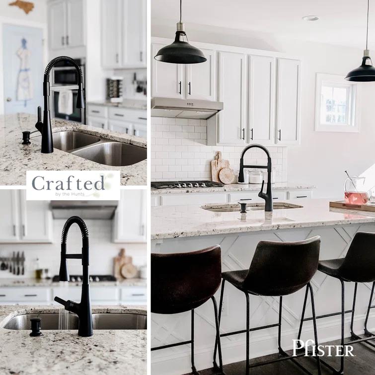 Pfister LG529NECB Neera Culinary Look Pull Down Single Handle Kitchen Faucet