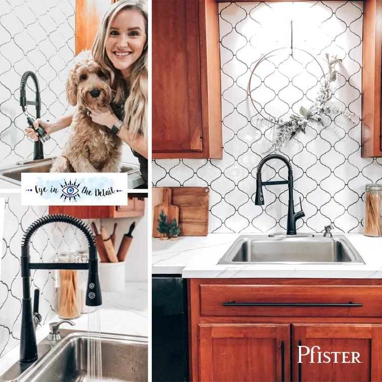 Pfister LG529NECB Neera Culinary Look Pull Down Single Handle Kitchen Faucet