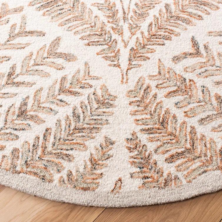 Capri CPR208 Tufted Indoor Runner Rug - Ivory/Brown - 2'3"x7' - Safavieh