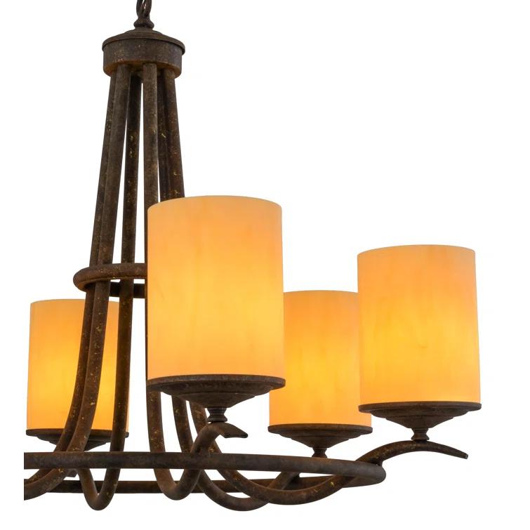 Antiquity Finish Hand-Forged Iron 6-Light Chandelier