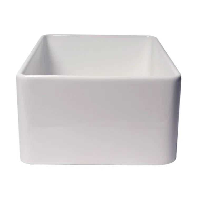 30'' L Farmhouse / Apron Single Bowl Fireclay Kitchen Sink