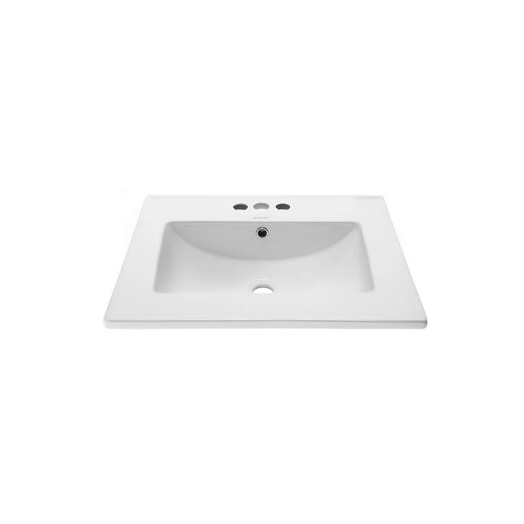 Ceramic 24" Single Bathroom Vanity Top