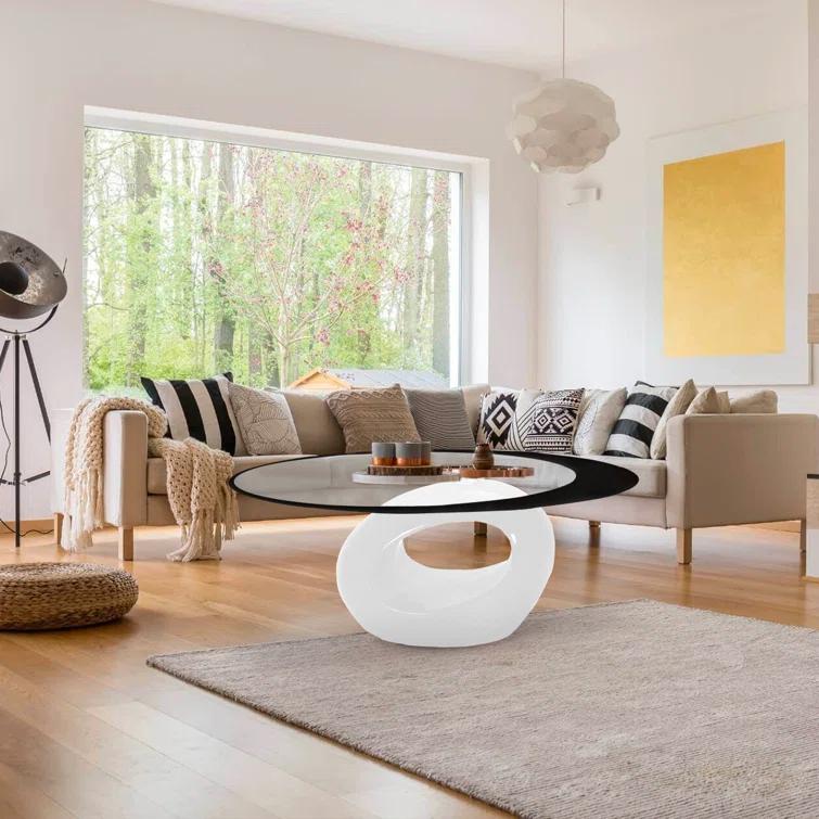 Glass Top Coffee Table