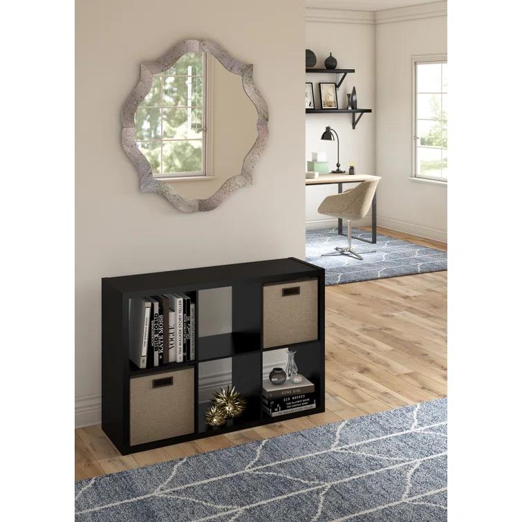 30'' H x 43.82'' W Decorative Cube Bookcase