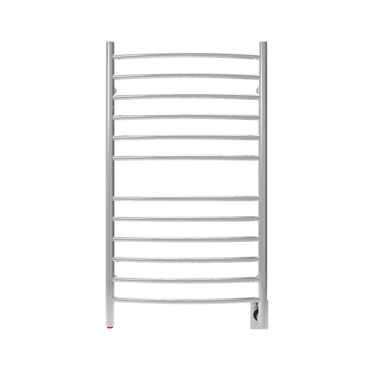 Radiant Large Curved Towel Warmer Hybrid Hardwired or Plug in