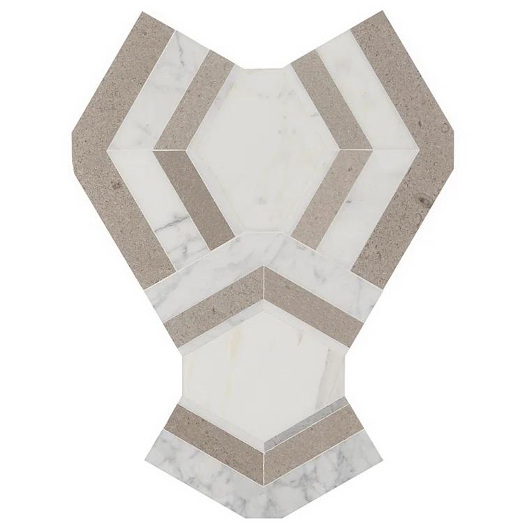 Bond Tile Tenor Marble Random Mosaic Wall & Floor Tile