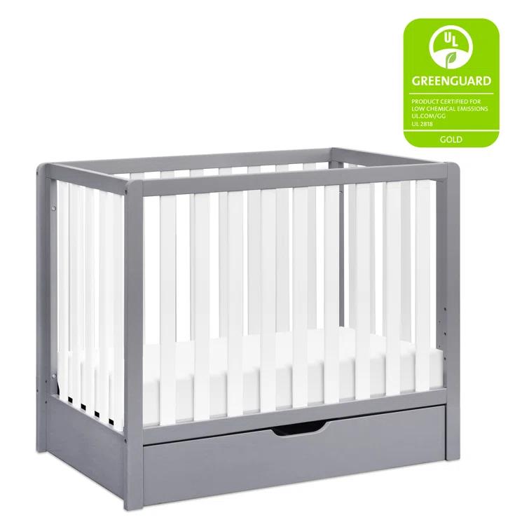 Colby 4-in-1 Mini Convertible Crib with Storage