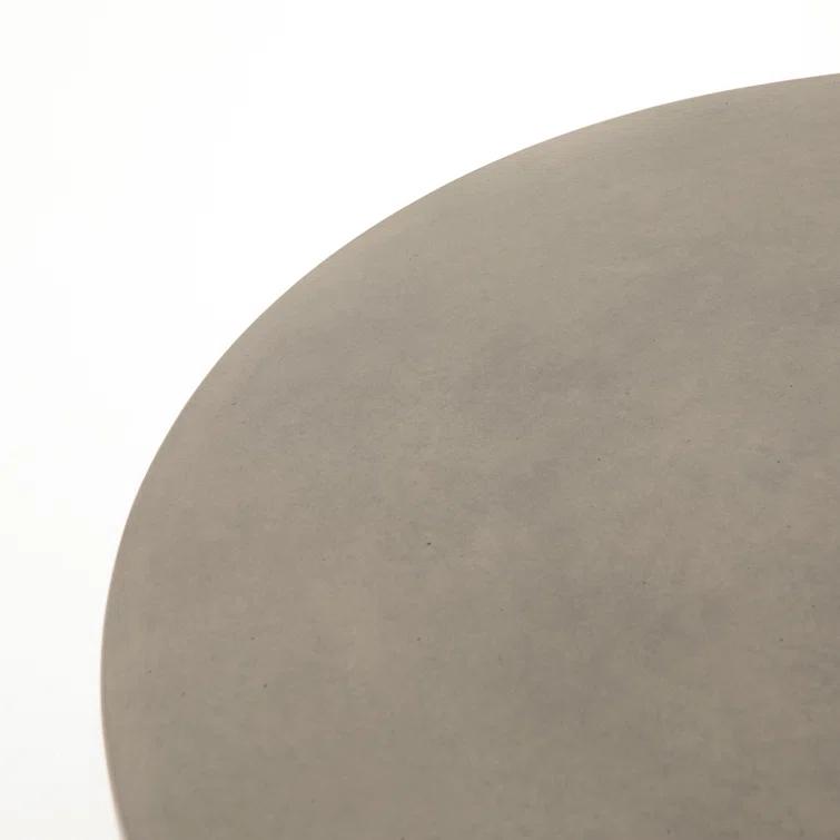 Schuller Indoor / Outdoor Round Coffee Table - Gray