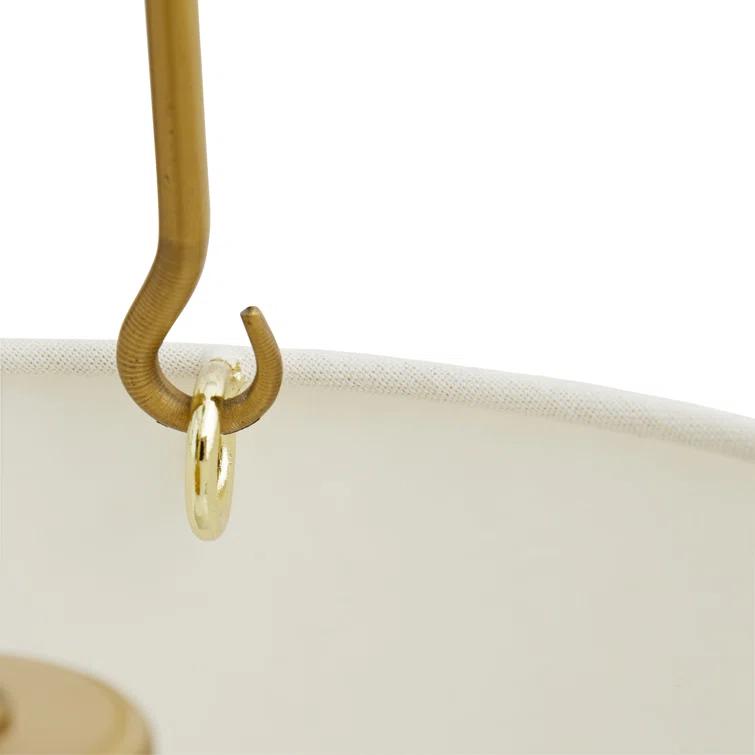 Franklin Black and Brass Swing Arm Sconce