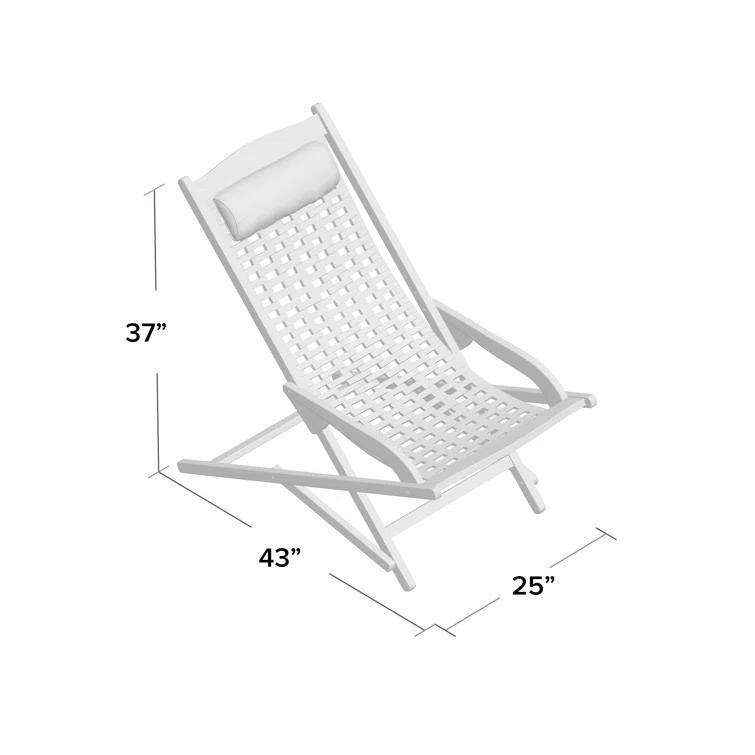 Fleur Eucalyptus Outdoor Lounge Chair with Cushion