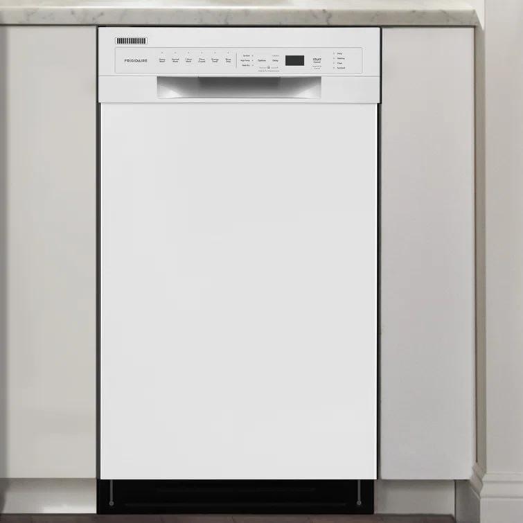 Frigidaire Frigidaire Series 18" 52 dBA Built-in Full Console Dishwasher with Cycle Status Indicators FFBD1831UW