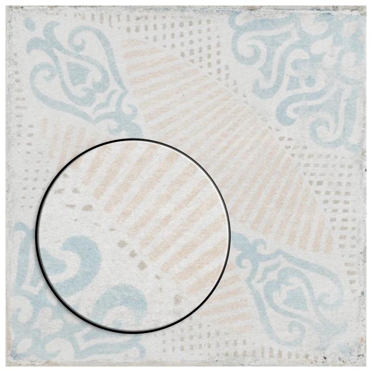 Merola Tile Barcelona 6" x 6" Porcelain Vintage Wall & Floor Tile