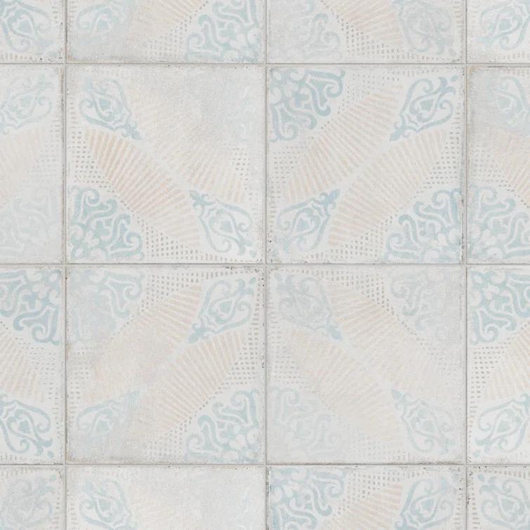 Merola Tile Barcelona 6" x 6" Porcelain Vintage Wall & Floor Tile