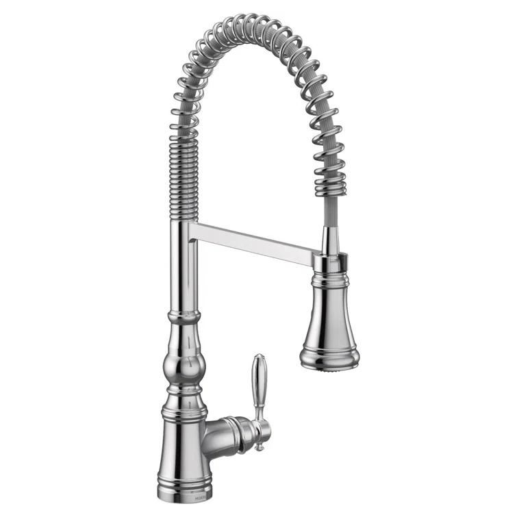 Moen Moen Weymouth Pre-Rinse Spring Pull-Down Single Handle Kitchen Faucet S73104