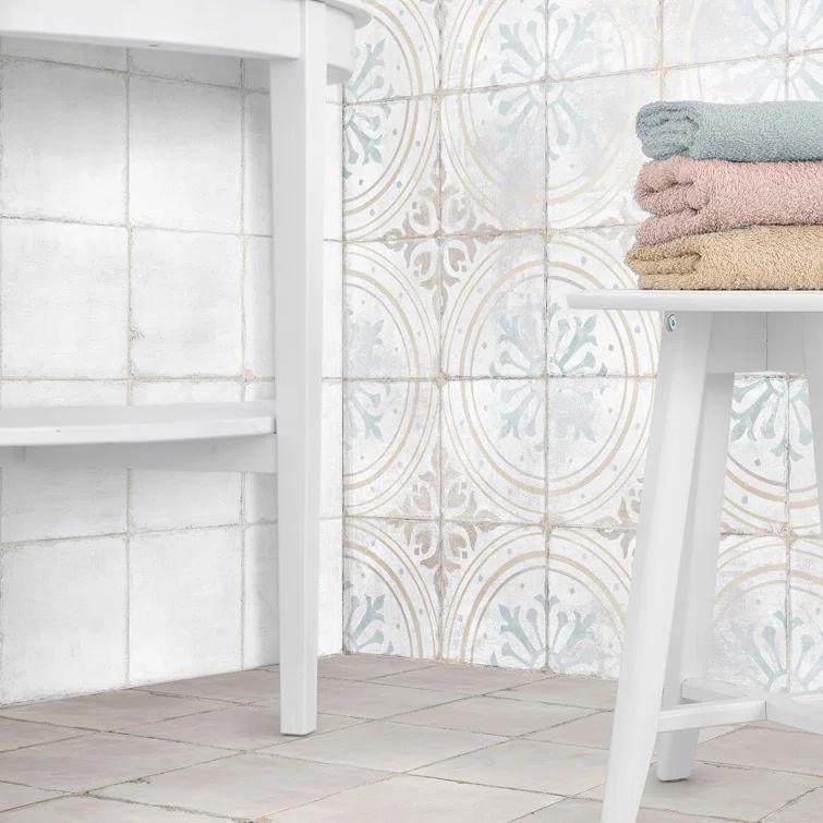 Barcelona 6" x 6" Porcelain Vintage Wall & Floor Tile