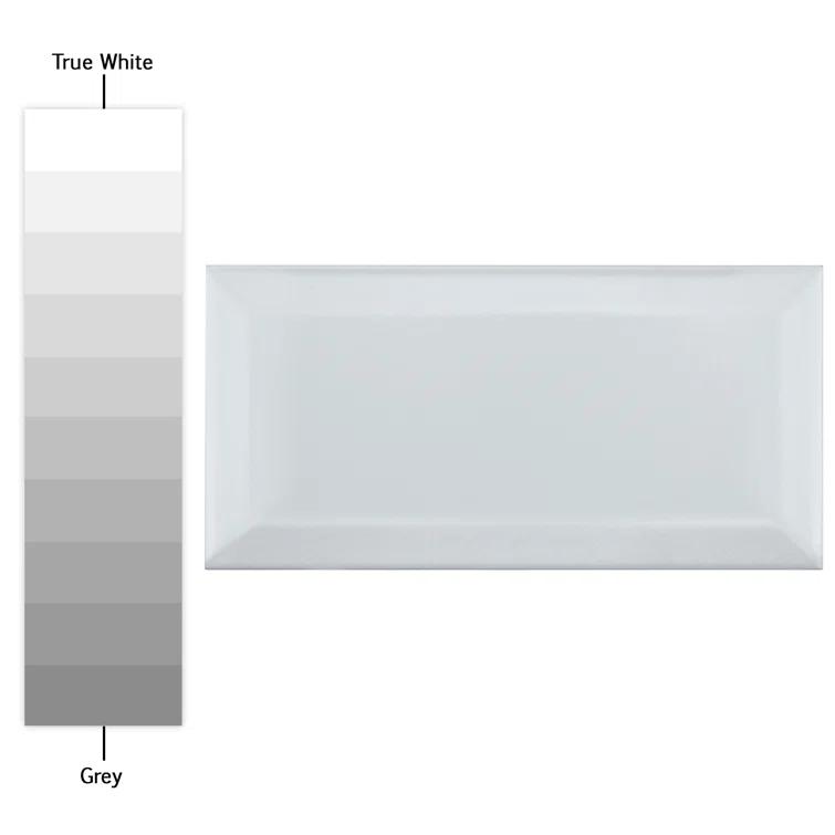 Merola Tile Crown Heights 3" x 6"Beveled Ceramic Subway Wall Tile