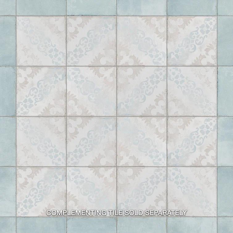 Barcelona 6" x 6" Porcelain Vintage Wall & Floor Tile