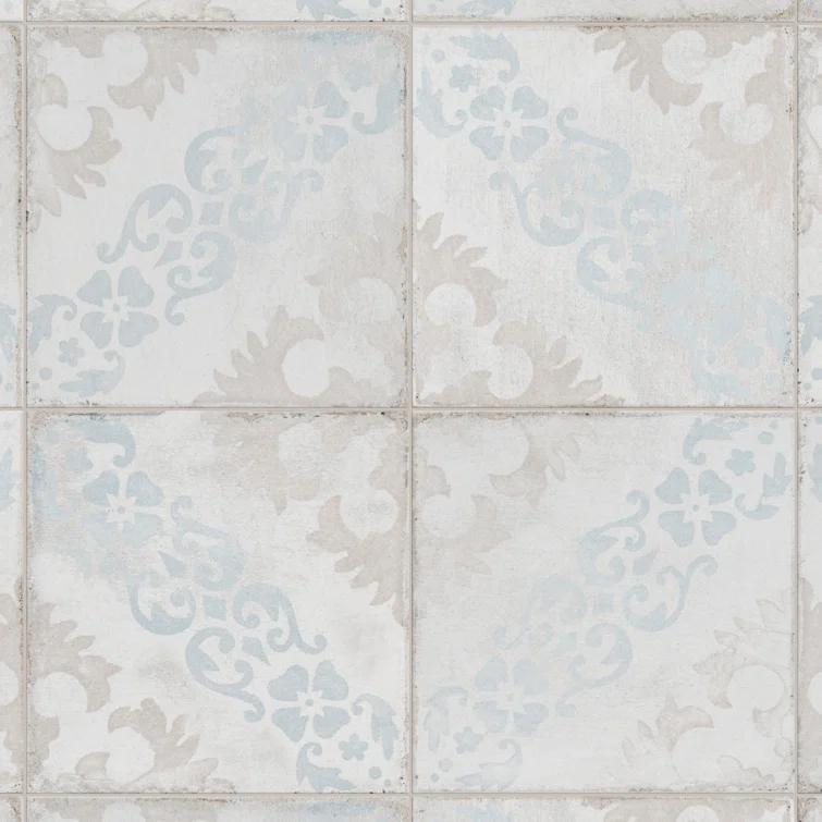 Barcelona 6" x 6" Porcelain Patterned Wall & Floor Tile