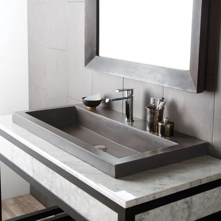 Handmade Rectangular Bathroom Sink