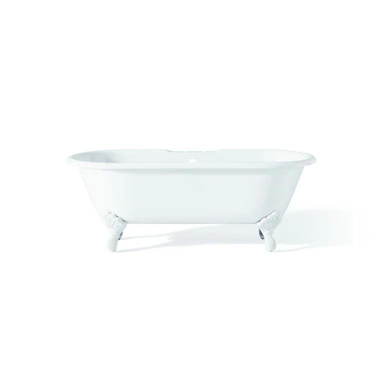Kristin 61'' Soaking Cast Iron Bathtub