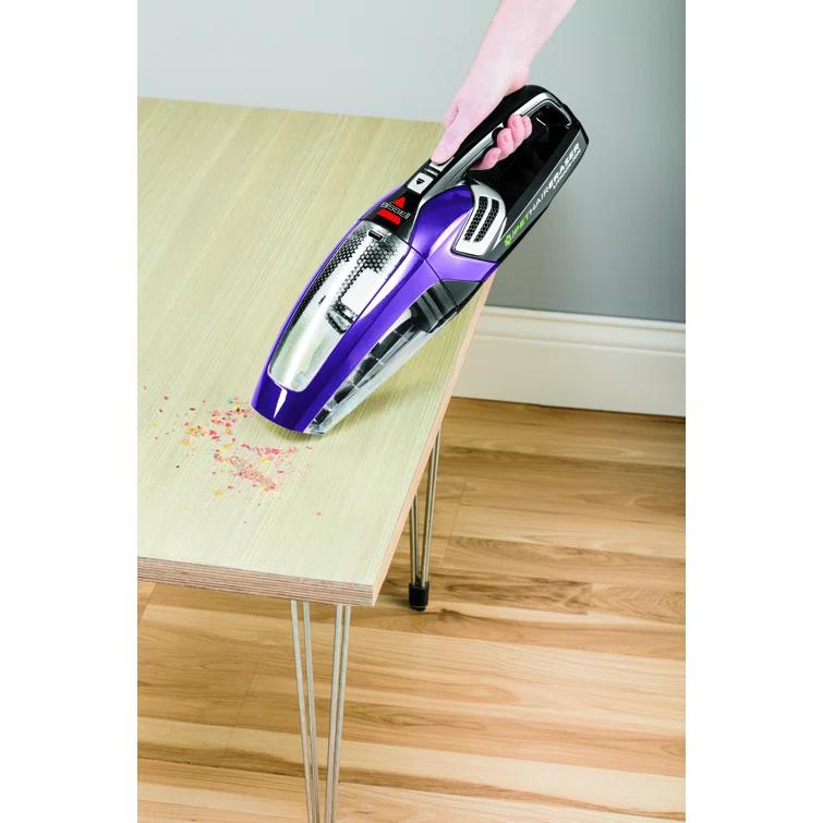 BISSELL Lithium Ion Bagless Handheld Vacuum, Purple, 2390