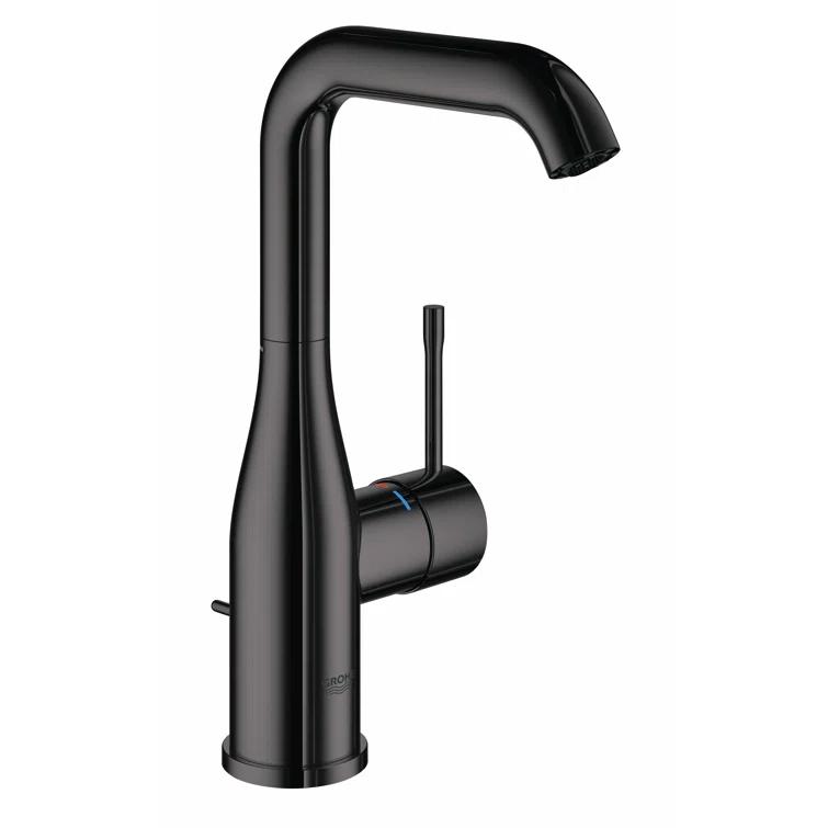 GROHE Essence Single Hole Bathroom Faucet with Single Handle, Size Large