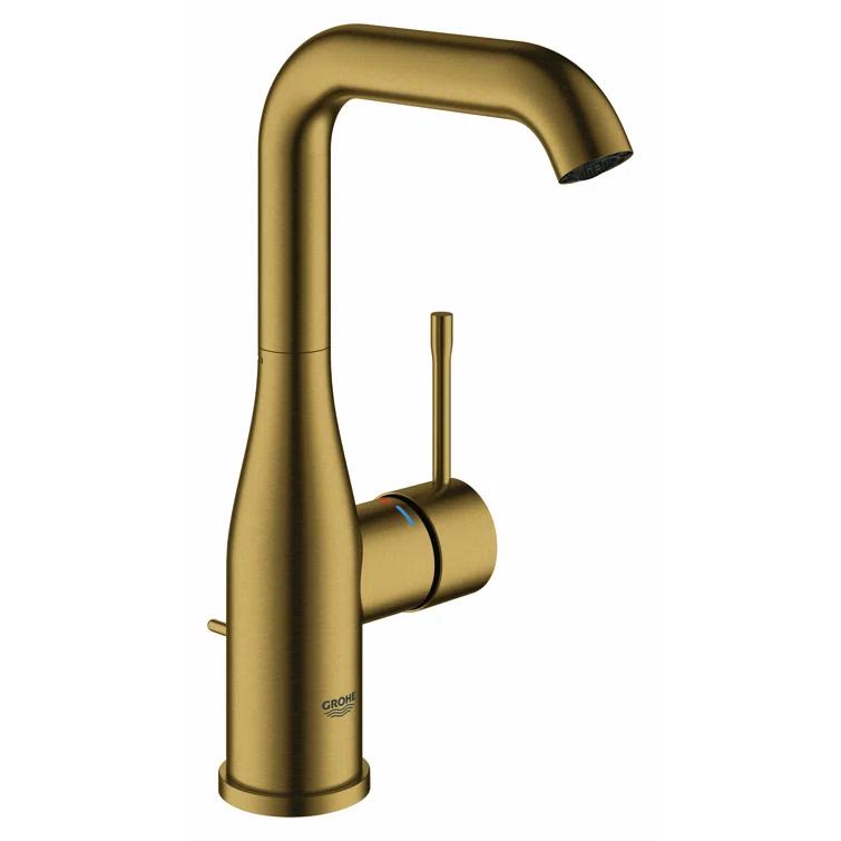 GROHE Essence Single Hole Bathroom Faucet with Single Handle, Size Large