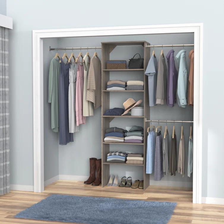 SuiteSymphony 60" W - 120" W Closet System Starter Kit