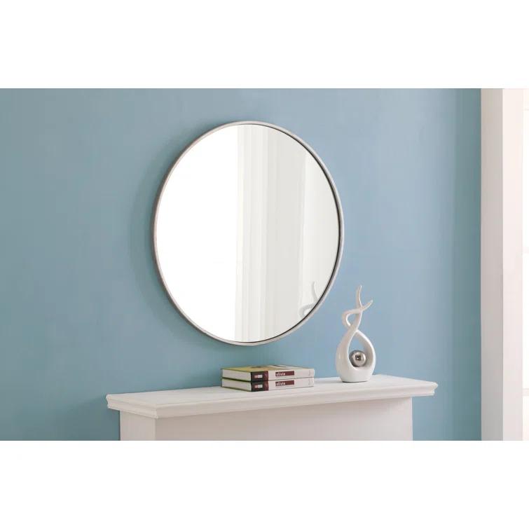 Sabine Metal Round Wall Mirror