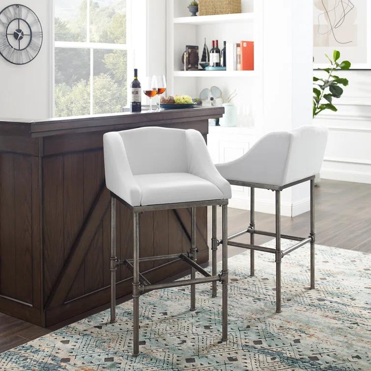Halltown Metal Counter or Bar Height Stool