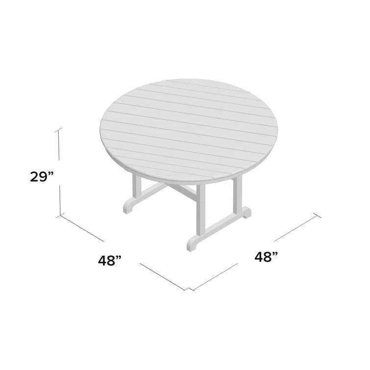 Round Farmhouse Dining Table