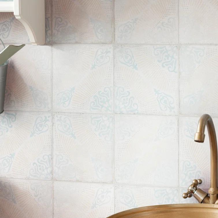 Merola Tile Barcelona 6" x 6" Porcelain Vintage Wall & Floor Tile