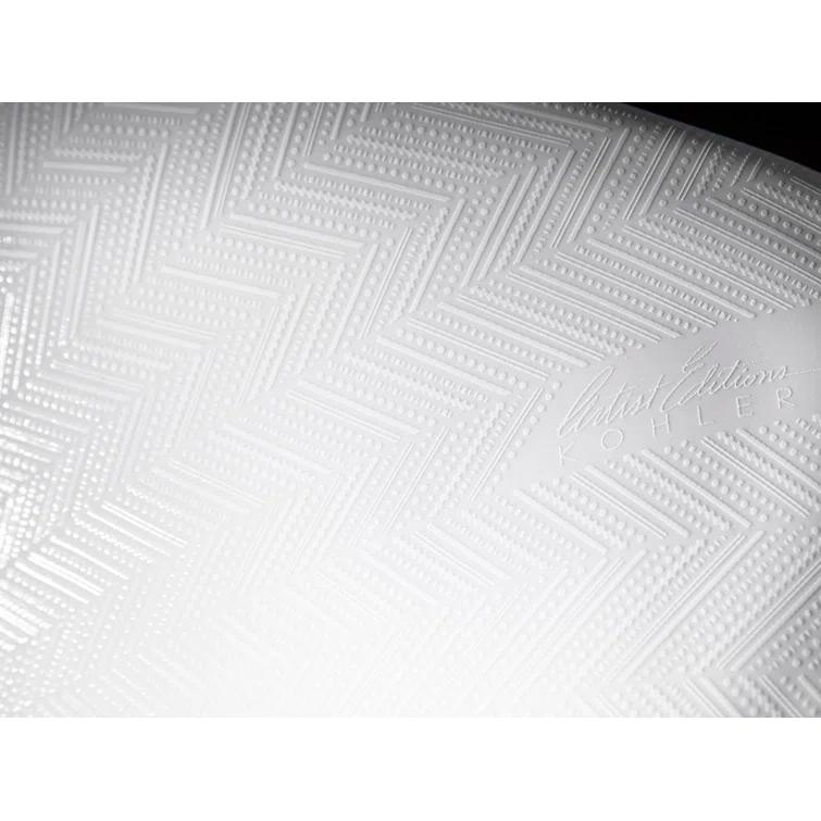 KOHLER Sartorial Herringbone Caxton, ARTIST EDITIONS Rectangle Undermount Bathroom Sink