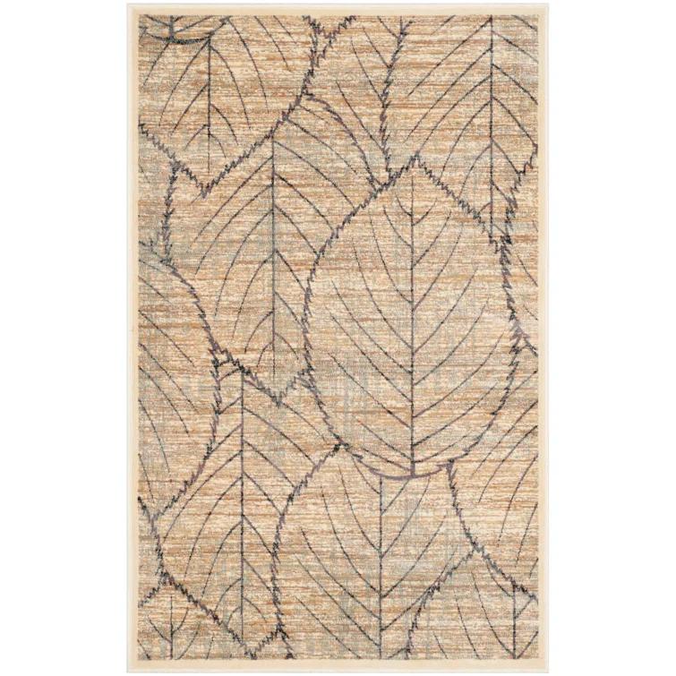 Martha Stewart Viscose Pile Floral Rug
