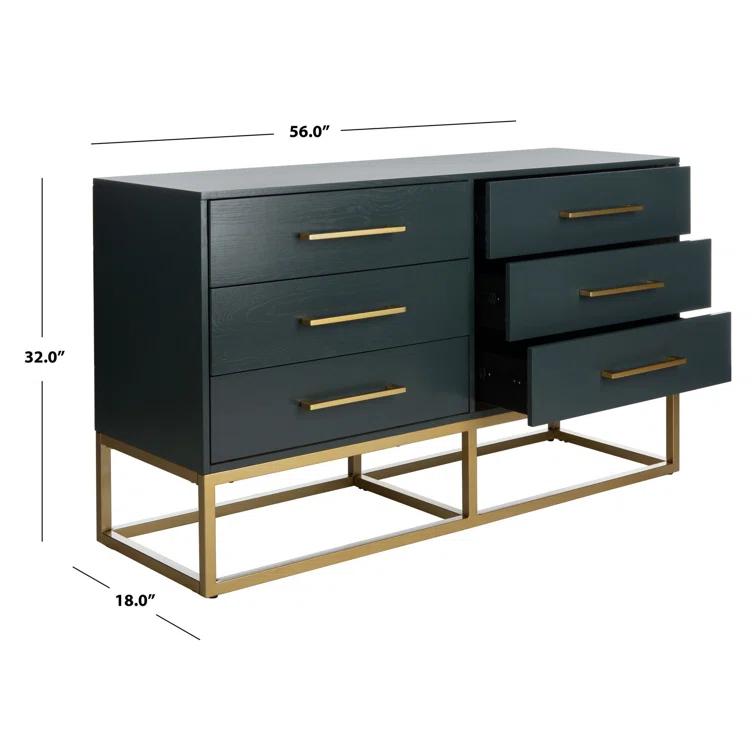 Sheldon 6 - Drawer Double Dresser