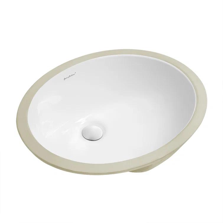 Monaco 19 Oval Under-Mount Bathroom Sink