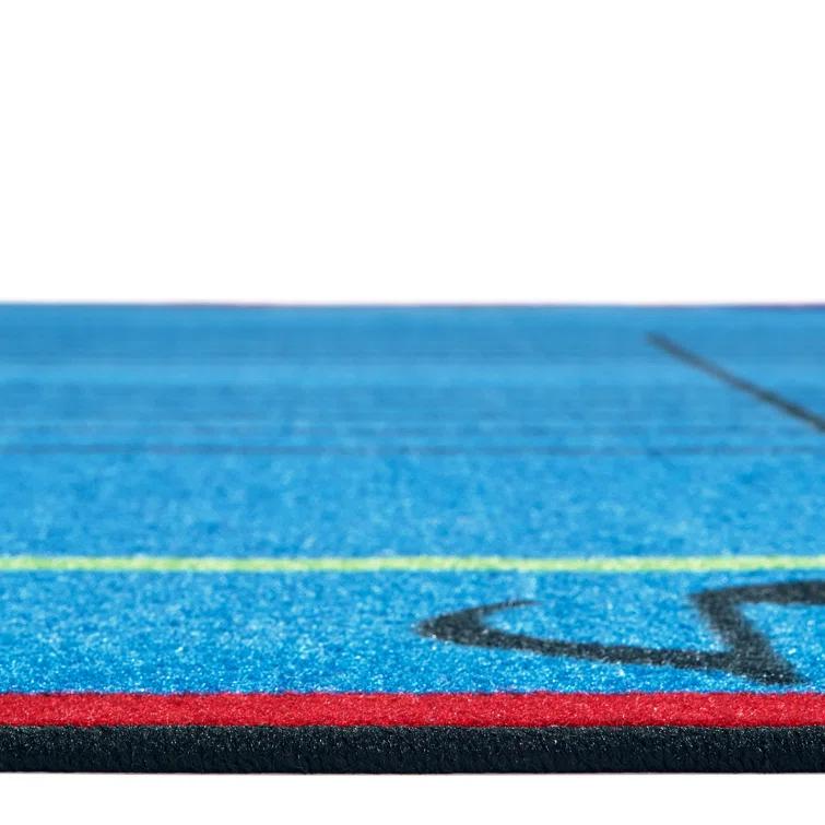 Carpets for Kids A Sharp Music Classroom KID$Value Plus™ Blue Area Rug