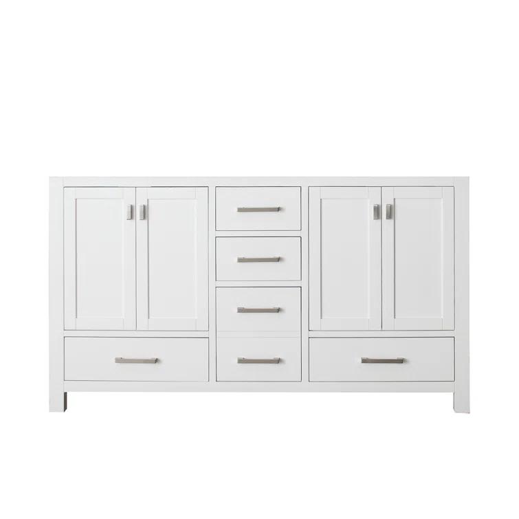 Avanity Modero-V60 Modero 60" Double Free Standing Wood Vanity Cabinet Only - White