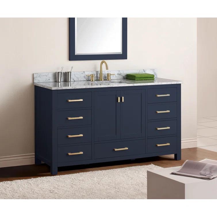 Avanity Modero-V60-A Modero 60" Single Free Standing Vanity Cabinet Only - Blue