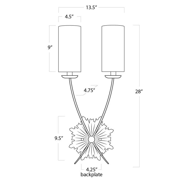 Regina Andrew Harper Louis Sconce
