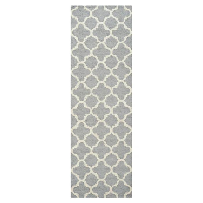 Hand Tufted Wool Geometric Rug