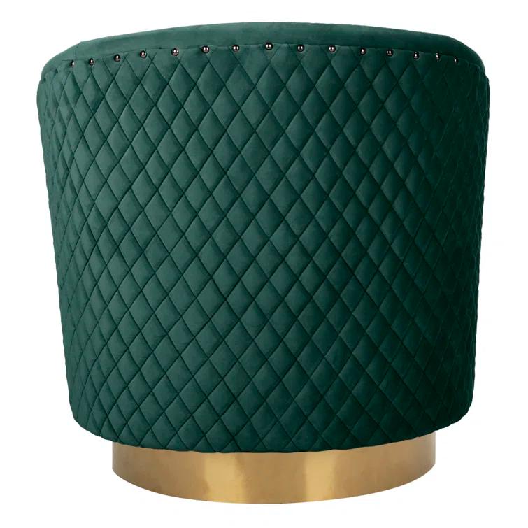 Skye Upholstered Swivel Barrel Chair
