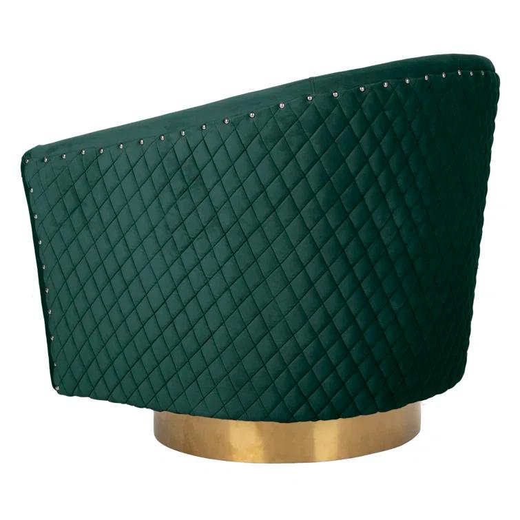 Skye Upholstered Swivel Barrel Chair