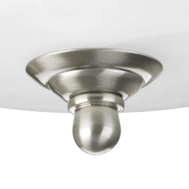 Alabaster Glass Flush Mount Light