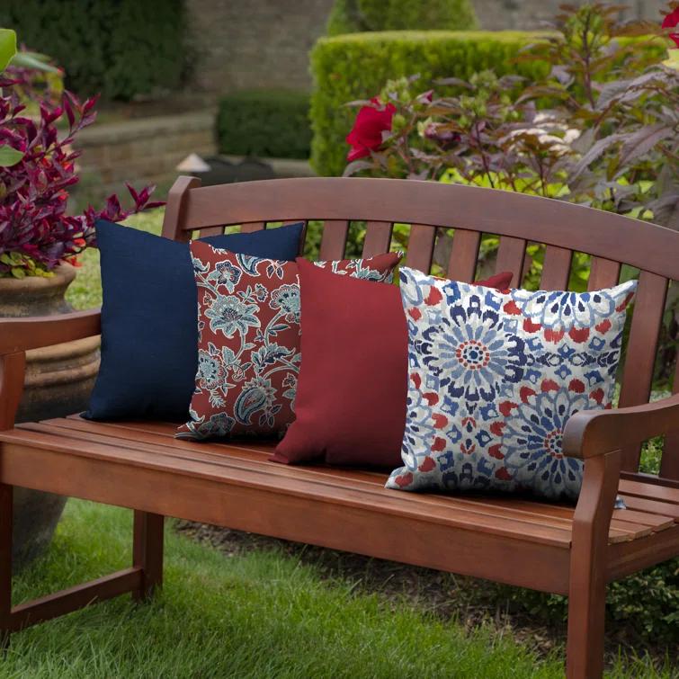 ARDEN Ruby Outdoor Square Pillow Cover & Insert