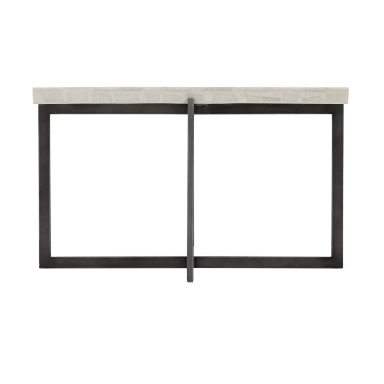 Stillwater Rectangular Concrete Outdoor Coffee Table
