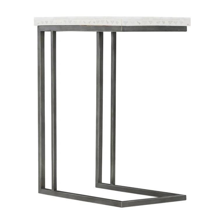 Sausalito Rectangular Concrete Outdoor Side Table