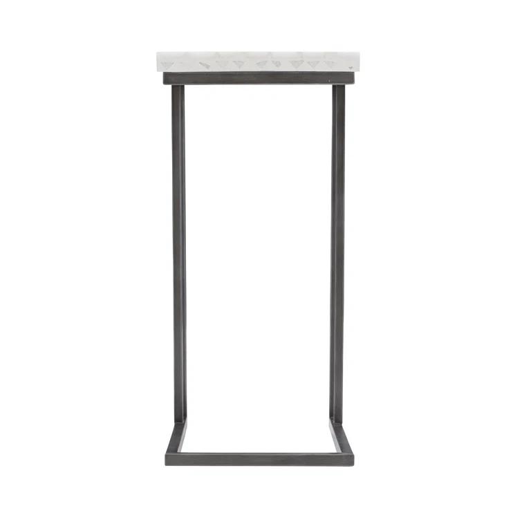 Sausalito Rectangular Concrete Outdoor Side Table